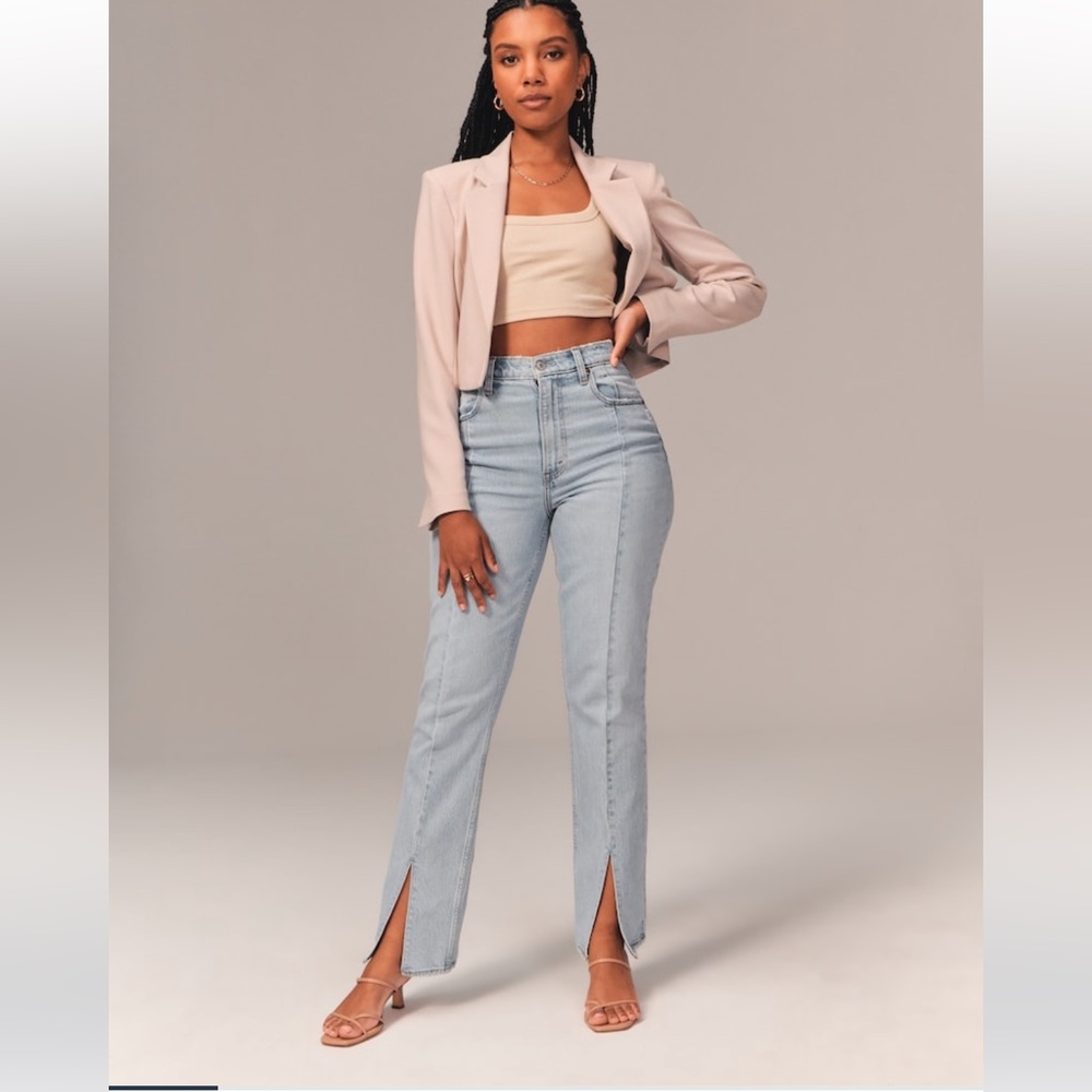 Abercrombie & Fitch Ultra Highrise 90’s Straight Jean